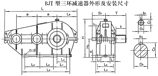 BJT125��BJT145��BJT175��BJT215��BJT255��BJT300��BJT350��BJT400�����h(hu��n)�p�ٙC���μ����b�ߴ�