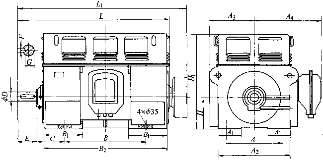 Y��YRϵ���������ஐ��늄әC���μ����b�ߴ磨660V��